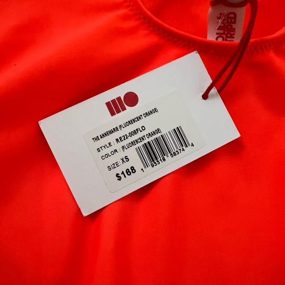 Solid & Striped One Piece Swimsuit XS - Picture 4 of 7